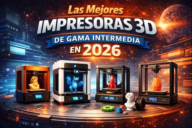 Las Mejores Impresoras 3D de Gama Intermedia en 2026