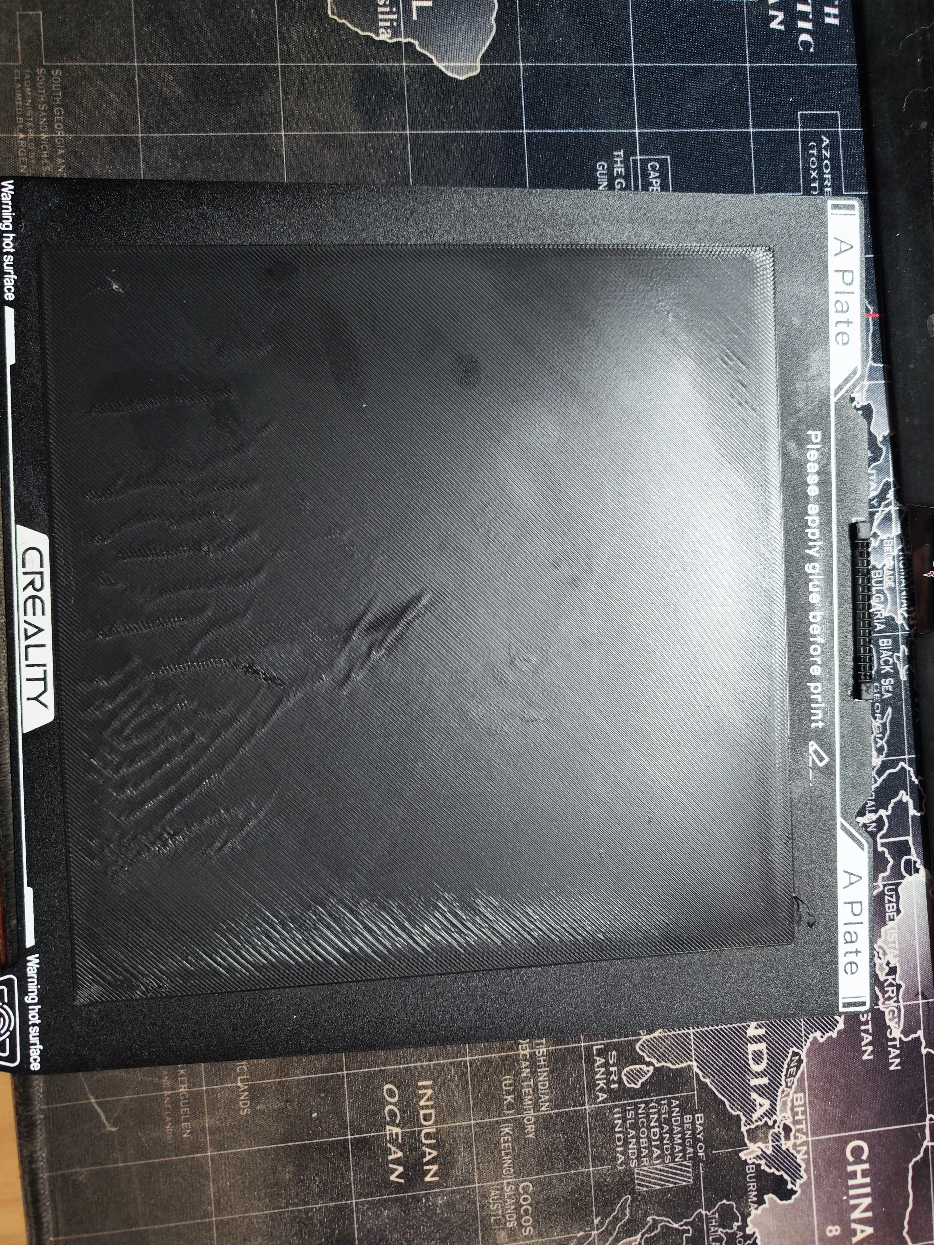 Prueba de primera capa en la cama de impresión Creality - ajustando el Z-offset